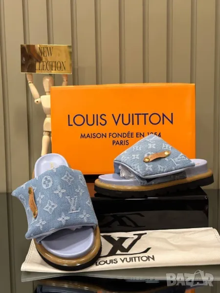 дамски чехли louis vuitton , снимка 1