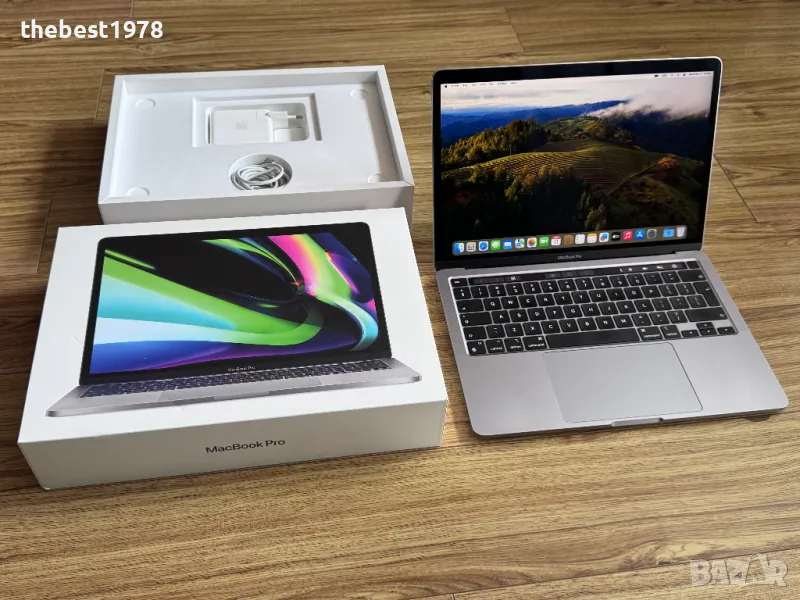 MacBook Pro 13 M1 SPG`8 Cpu/8 Gpu/8GB RAM/256GB SSD/Като Нов, снимка 1