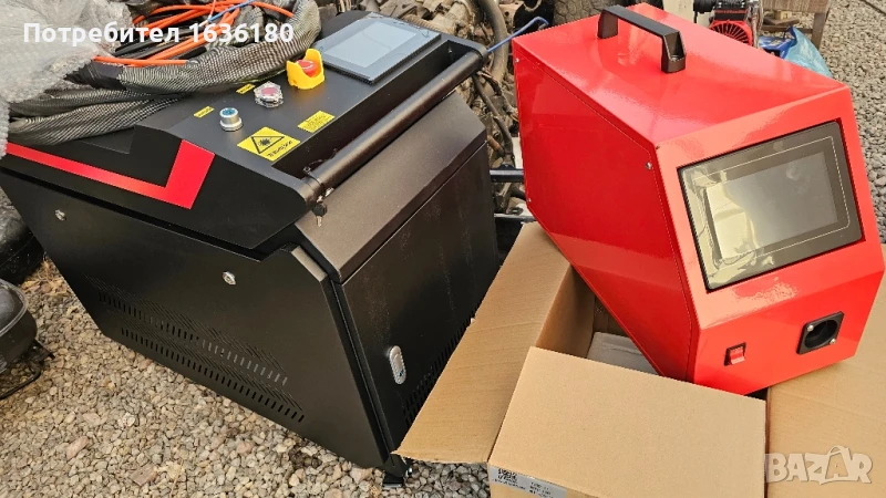 Машина 4в1 Лазерно почистване ръжда , рязане и заваряване на метали, снимка 1