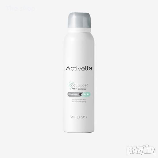 Спрей дезодорант против изпотяване Activelle Invisible Fresh (012), снимка 1