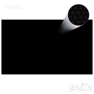 vidaXL Правоъгълно покривало за басейн, 1000x600 см, PE, черно(SKU:92966, снимка 1