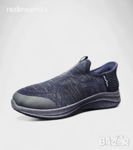 Мъжки обувки без връзки – обуват се сами, подсилена пета, тъмносини W138546 navy, снимка 2 - Маратонки - 50036183