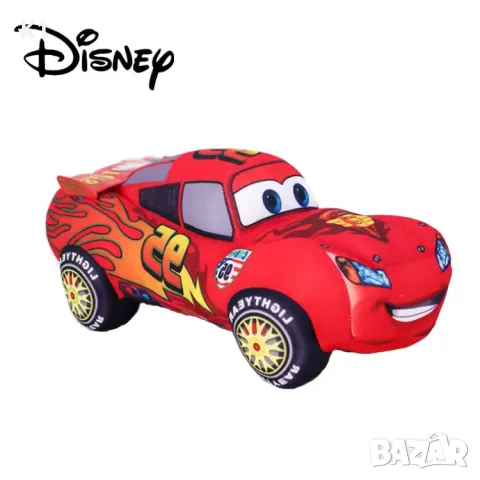 Плюшена играчка Кола МакКуин Светкавицата The Cars 30см McQueen , снимка 2 - Плюшени играчки - 49222730