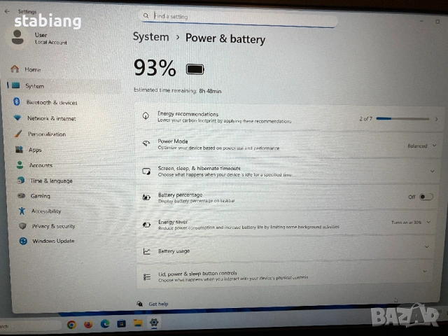 LENOVO ThinkPad L580 - Intel i5, SSD, здрава батерия, снимка 4 - Лаптопи за работа - 53169621