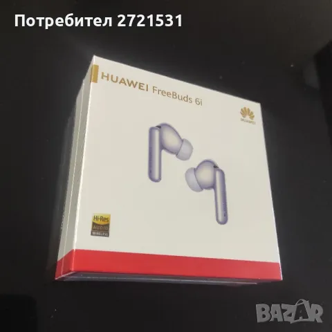 Безжични слушалки Huawei Freebuds 6i, снимка 2 - Резервни части за телефони - 48220017