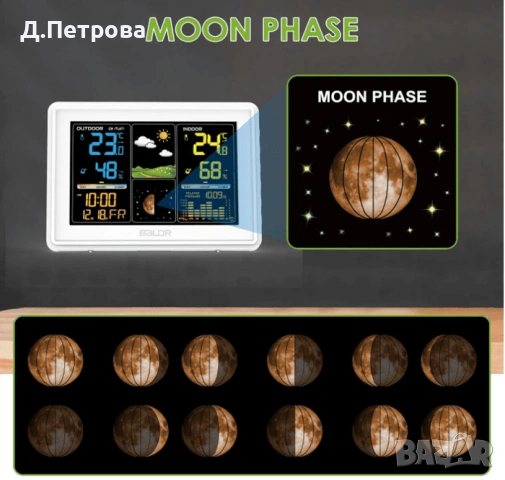 BALDR безжична метеорологична станция с 3 сензора – Бяла, снимка 2 - Друга електроника - 53641802