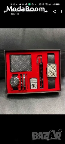 Louis Vuitton мъжки подаръчни комплекти , снимка 2 - Колани - 48353989