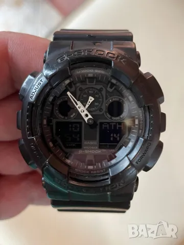 Casio G-Shock GA-100 Black, снимка 2 - Мъжки - 47397073