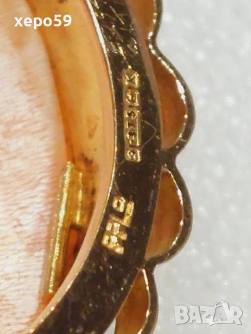 Прекрасен златен викториански медальон(камея)Три грации,злато375., снимка 15 - Колиета, медальони, синджири - 53479234