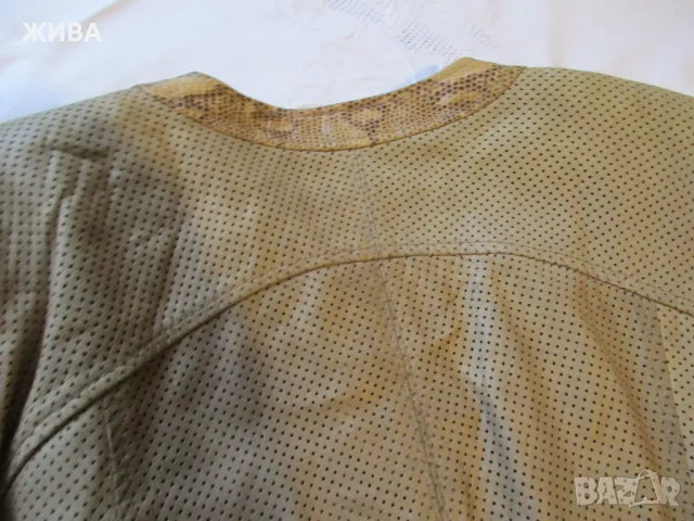 ЕСТЕСТВЕНА КОЖА на SALMAN дамско кожено яке, снимка 4 - Якета - 49662032