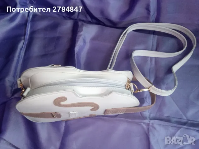 Дамска кожена чанта Китара , снимка 7 - Чанти - 49910132