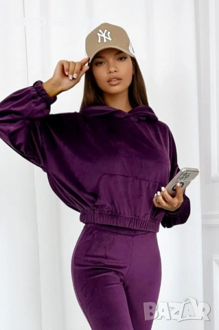 Дамски комплект от две части от кадифе Willow, 3цвята , снимка 13 - Комплекти - 52232433