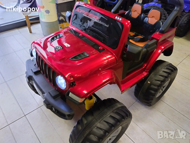 US Двуместен акумулаторен джип FUEGO 4x4 червен, снимка 9 - Други - 53849314