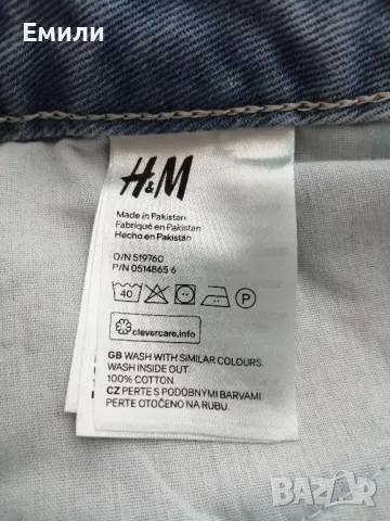 H&M нова къса дамска пола от деним р-р S (EU 36), снимка 10 - Поли - 47178784