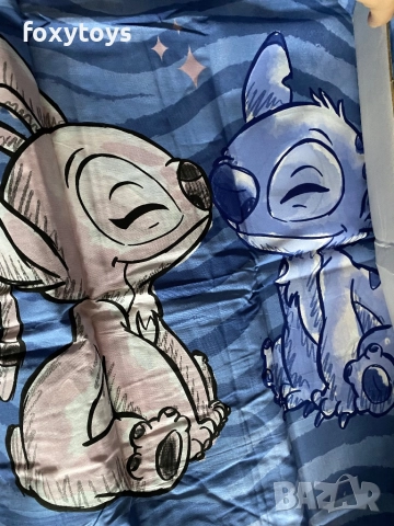 Детски спален комплект от две части Стич / Lilo and Stitch 100×135 cm, 40×60 cm, снимка 8 - Спално бельо и завивки - 48465025