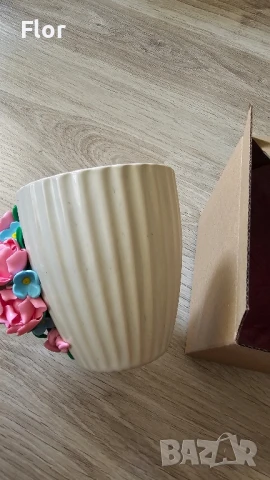 Чаша с декорация прекрасни цветя, снимка 6 - Чаши - 50672539