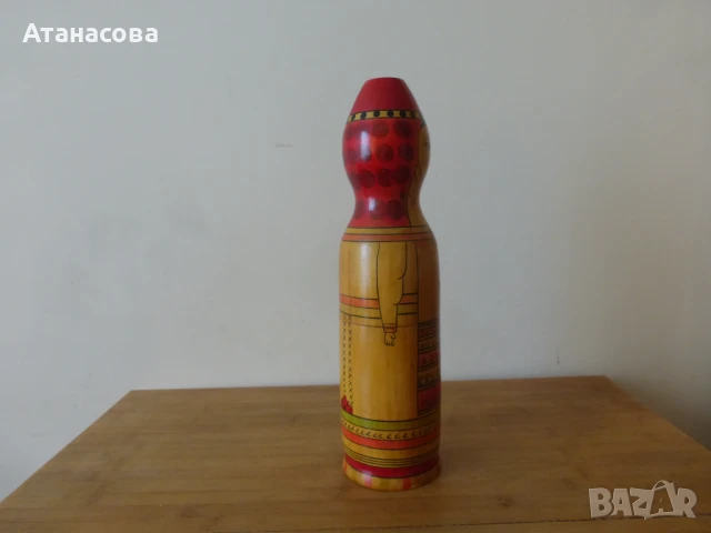 Матрьошка за бутилка водка СССР 1976 г, снимка 6 - Антикварни и старинни предмети - 50507531