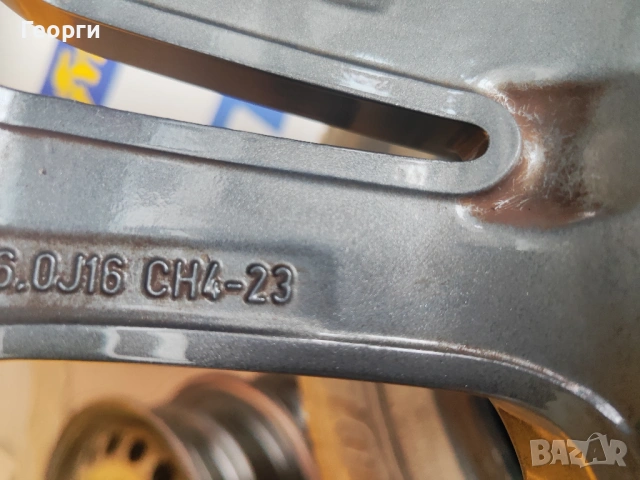 4бр.алуминиева джанта 16цола за Peugeot 5x108, снимка 9 - Гуми и джанти - 54107096