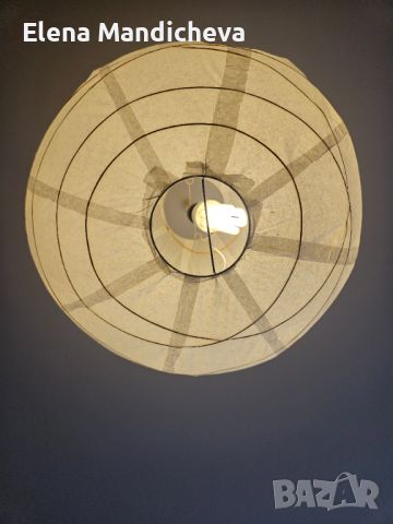Абажур Хартиена Лампа декоративна лампа бонус филтър за косми в пране, снимка 6 - Лампи за таван - 46431143