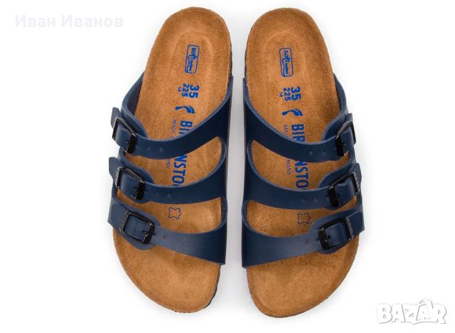  Birkenstock Florida BS / Размер 6 номер 39 . Дамски Сини Сандали, снимка 2 - Сандали - 46410583