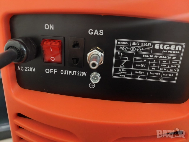 Комбиниран телоподаващ 250А СО2+Електрожен инвертор IGBT MIG/MAG и MMA, снимка 4 - Други машини и части - 52076562