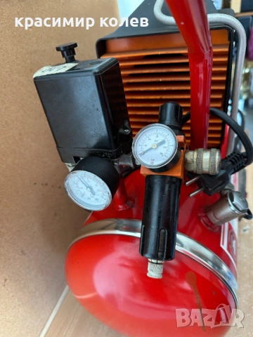 немски  маслен компресор " T.I.P"/24 l/, снимка 3 - Компресори - 53850320