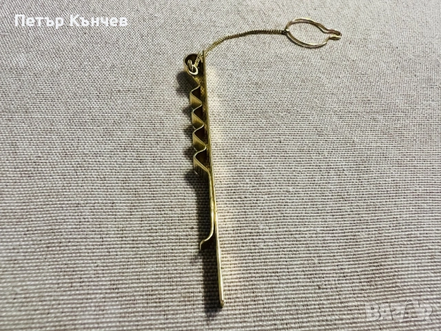 Златна игла за вратовръзка, снимка 5 - Колиета, медальони, синджири - 53991367