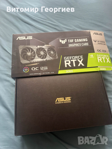 Видеокарта GeForce RTX 3060 ASUS TUF 12GB, снимка 3 - Видеокарти - 53305476