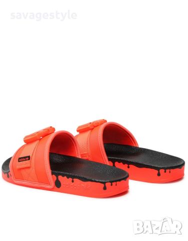 Джапанки ADIDAS Originals Pouchylette Slides Orange, снимка 4 - Джапанки - 46589330