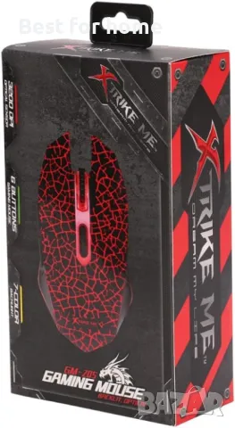 Геймърска мишкас 6 бутона и 7 цвята  Xtrike ME