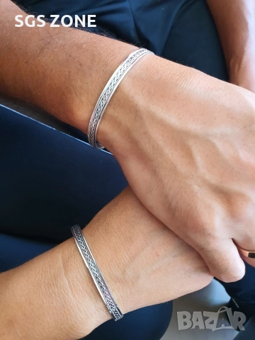 Стилна гривна от сребро 925, снимка 5 - Гривни - 52903788