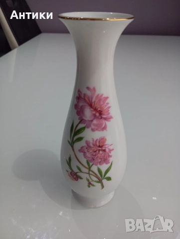Стара порцеланова ваза , снимка 12 - Вази - 52661654