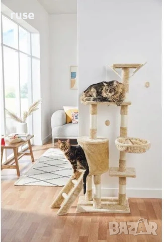 НОВИ! Котешка катерушка драскалка 139см 5 нива, снимка 8 - За котки - 53824739