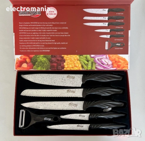 комплект ножове Switzňer SW-9281, снимка 3 - Прибори за хранене, готвене и сервиране - 54236791