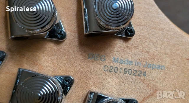 Caparison Dellinger - Natural Finish, made in Japan! ел.китара, снимка 11 - Китари - 53315242