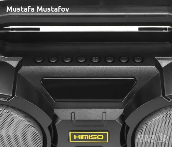 Преносима тонколонка KIMISO, KM-S1 Bluetooth, Черен, снимка 3 - Тонколони - 48473757