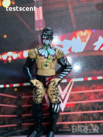 Екшън фигура WWE Finn Balor Фин Балор Demon King figure wrestling играчка NXT ELITE mattel Black, снимка 6 - Фигурки - 49511983