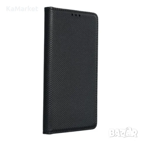 Калъф тефтер флип bSmart Magnet Book страничен, За Motorola Edge 50 Fusion, Черен, снимка 1 - Калъфи, кейсове - 47902547