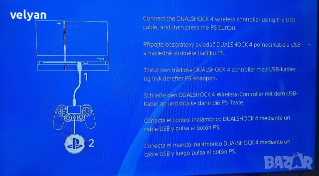 ps4 slim 500 gb в отлично състояние +3 игри и 2 контролера, снимка 4 - PlayStation конзоли - 47393876