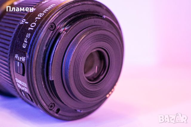 Продавам широкоъгълен обектив Canon EF-S 10-18mm f/4.5-5.6 IS STM, снимка 4 - Обективи и филтри - 45453608