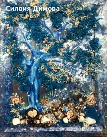 Картини с маслени бои и материали от природата, снимка 6 - Картини - 51299699