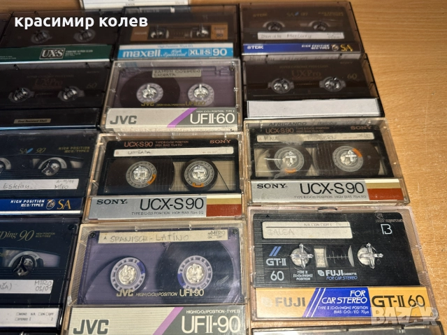 25 броя аудио касети /JVC ,TDK ,SONY,FUJI/, снимка 8 - Аудио касети - 52673304