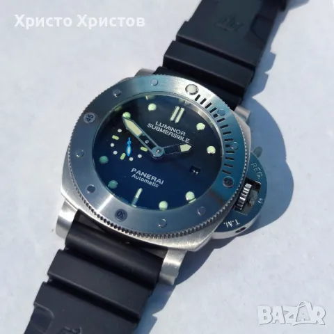 Мъжки луксозен часовник Panerai Submersible , снимка 3 - Мъжки - 47190821