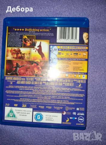 Котаракът в чизми blu-ray+dvd, снимка 2 - DVD филми - 49512266