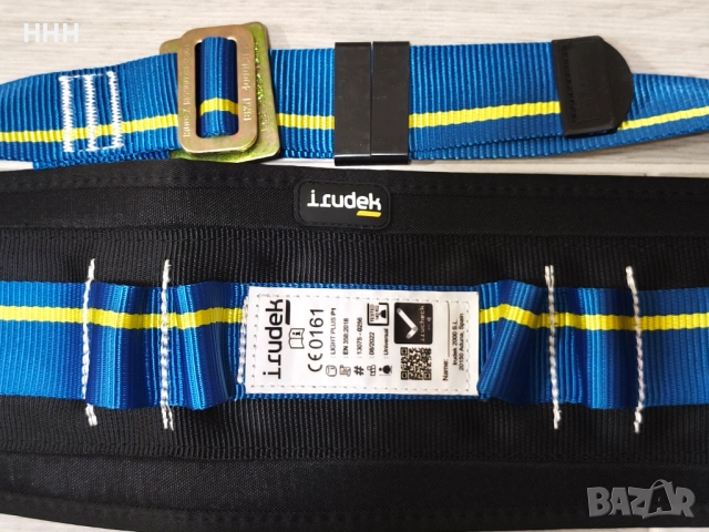 Irudek защитна екипировка - колан, статично въже и два карабинера, снимка 3 - Други - 52567674