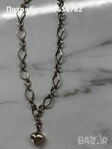 Колие с проба 925, снимка 2 - Колиета, медальони, синджири - 53562107