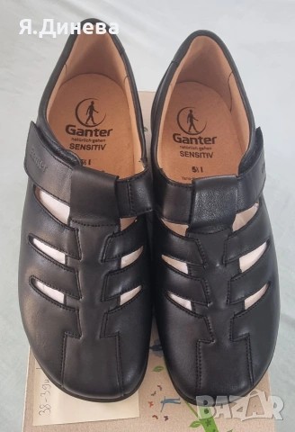 Дамски сандали Ganter естествена кожа 38-39 н, снимка 3 - Сандали - 54152447