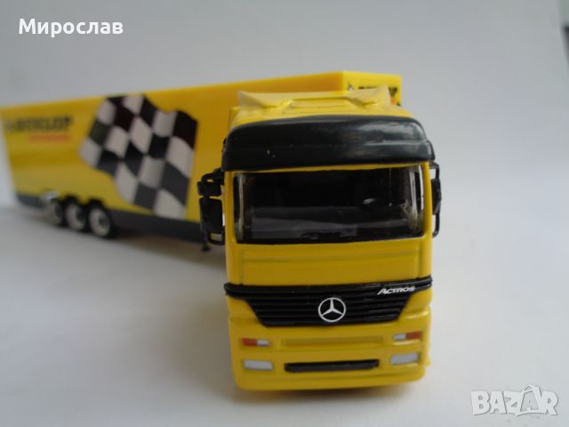 1:87 H0 SCHUCO MERCEDES ACTROS КАМИОН ТИР КОЛИЧКА МОДЕЛ, снимка 3 - Колекции - 45570236