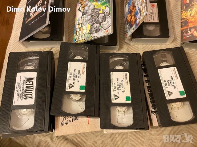 Metallica VHS HiFi колекция. 100% Видео Касети Оригинали., снимка 7 - Други музикални жанрове - 45386848