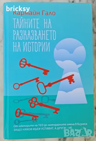 Тайните на разказването на истории Кармайн Гало Маркетинг, снимка 1 - Специализирана литература - 47169150